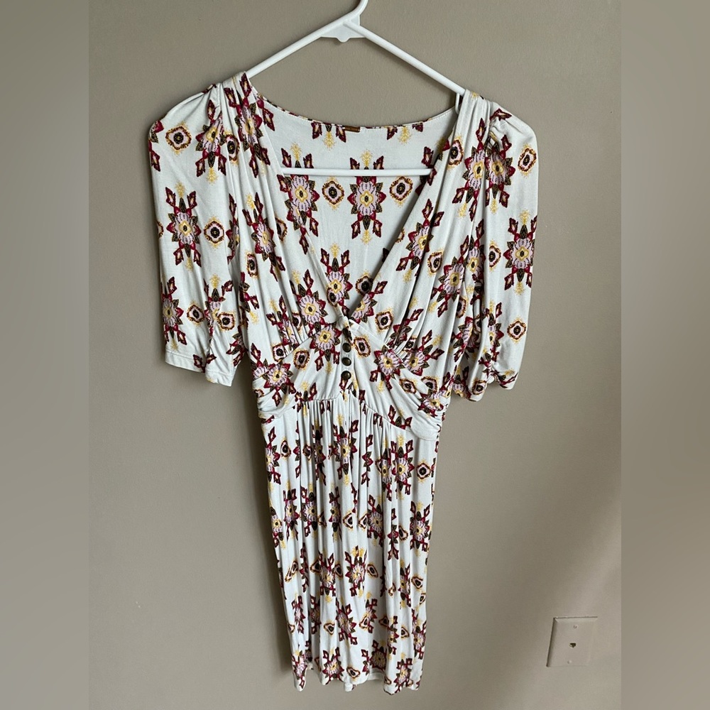 Free People Vintage Printed Midi Dress